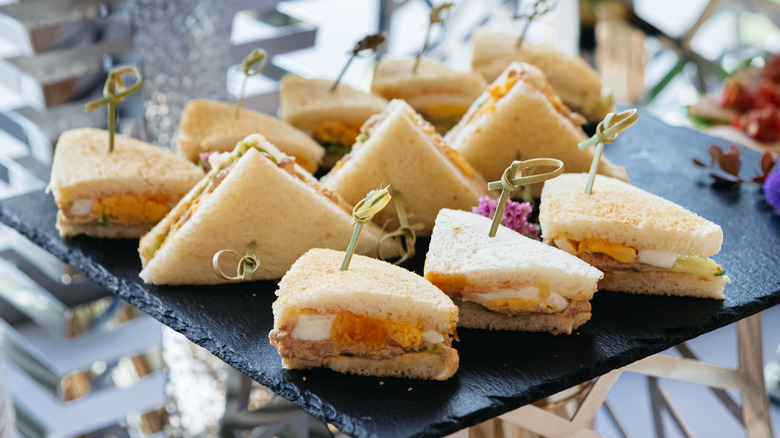 British tea sandwiches