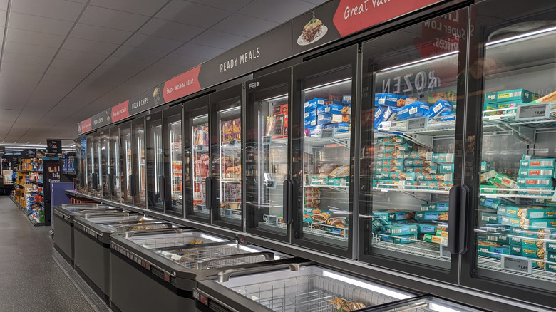 Aldi's freezer aisle