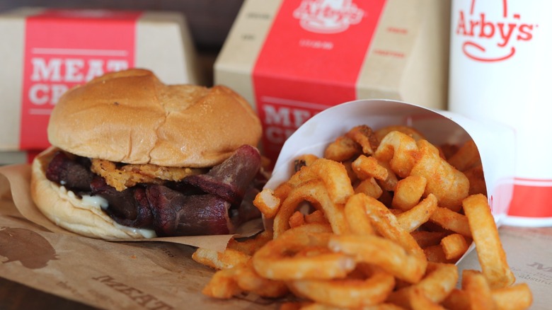 A Smokehouse Brisket Sandwich meal from Arby's.
