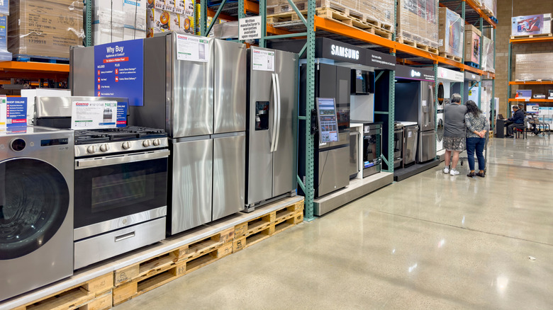 Costco appliance aisle