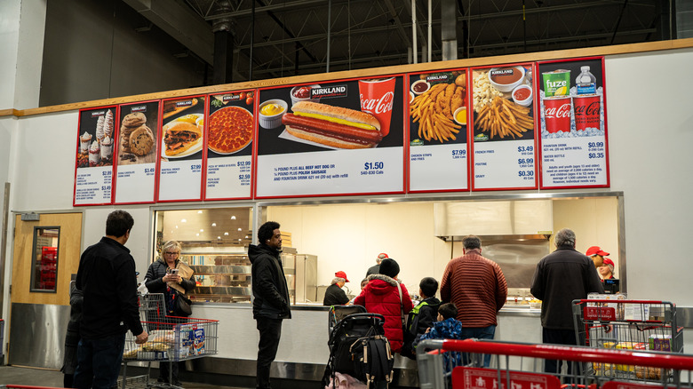 Costco food court menu
