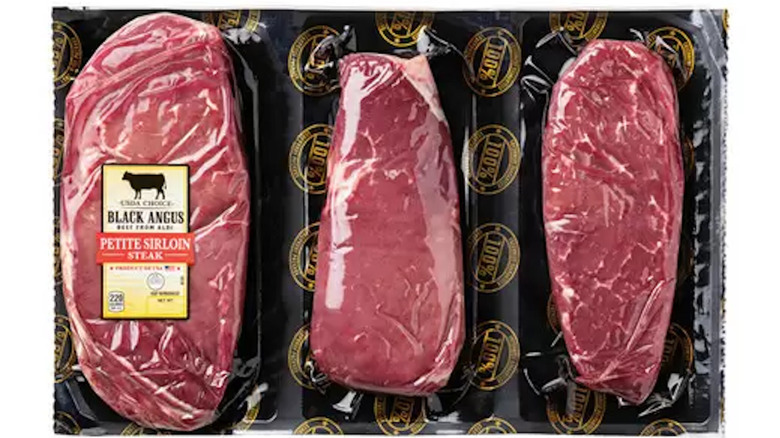 Three-pack of Black Angus Petite Sirloin Steaks