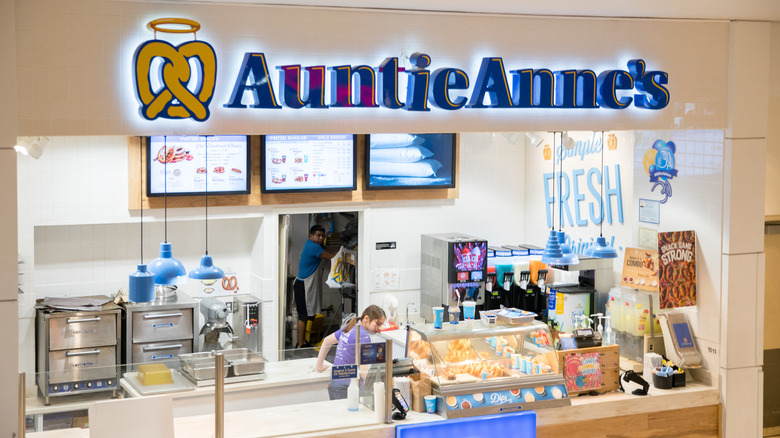 An Auntie Anne's storefront