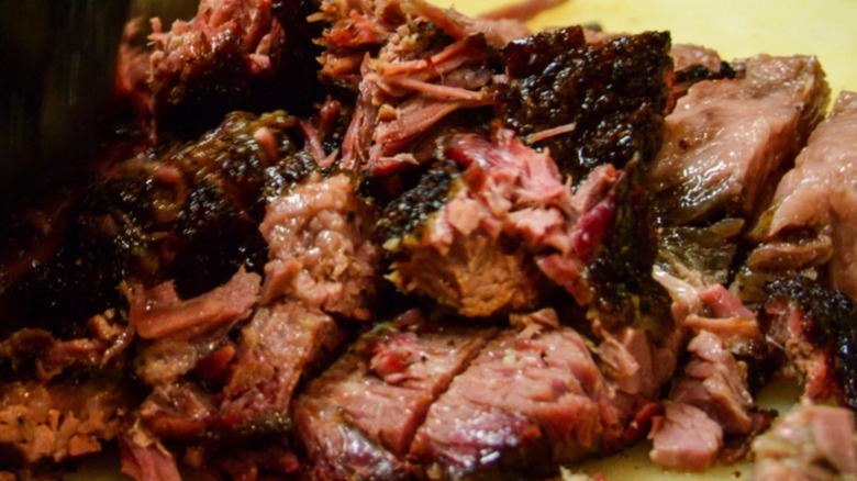 Burning Tree Smokehouse chopped brisket