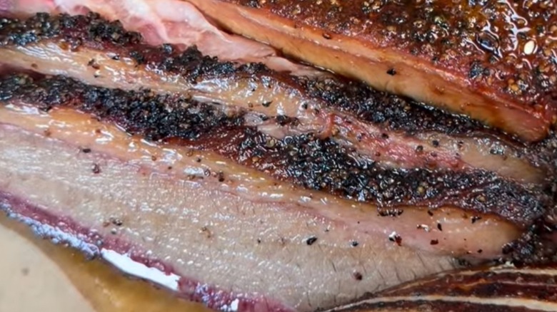 Moo's Craft Barbecue brisket