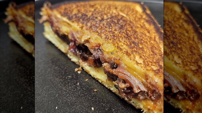 Brisket Grilled Cheese sandwich from John Boy's Texas BBQ LLC