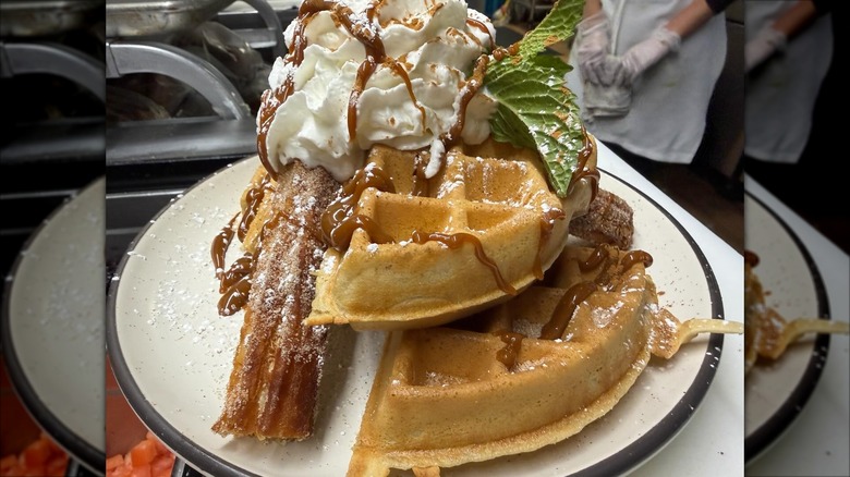 The Rhody Hen Cafe Belgian waffle