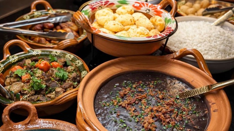 buffet at Nossa Casa Brazilian Steakhouse