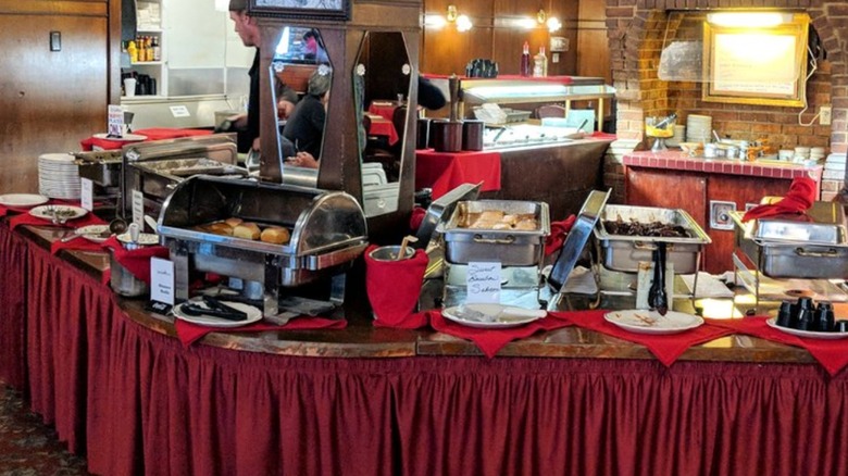 Buffet at Buffalo Bill's Irma Hotel & Restaurant