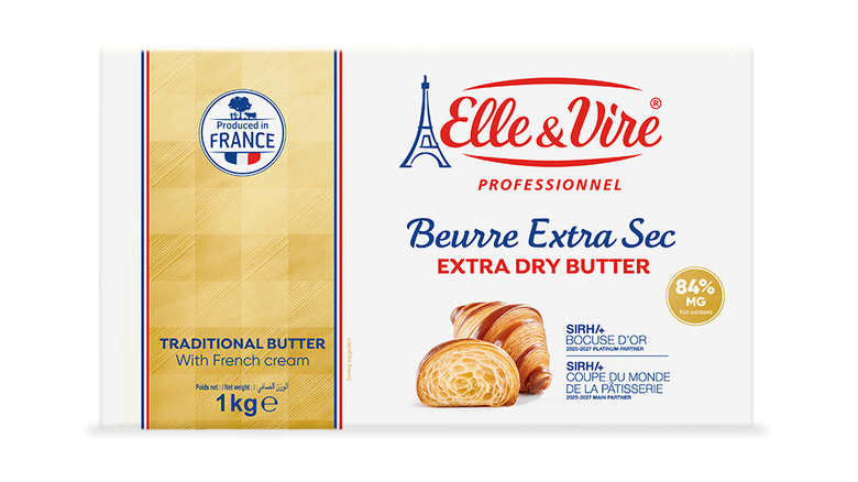 a large box of elle and vire professional butter