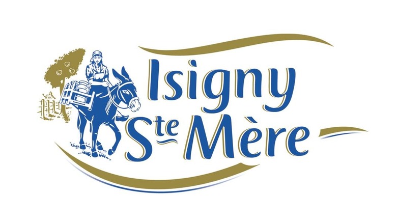 the logo of isigny ste mere
