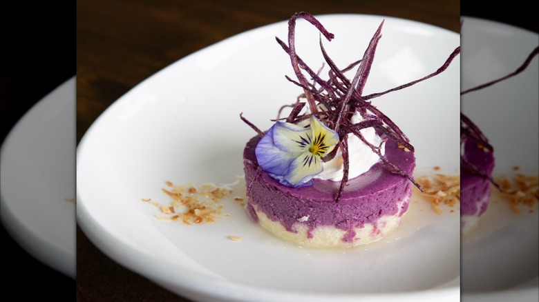 Jackie Rey's Kailua-Kona ube cheesecake