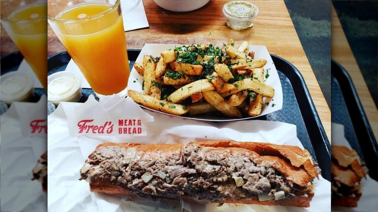 'Shrom Shire Cheesesteak from Fred's Meat & Bread