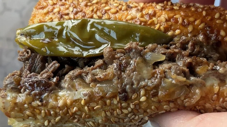 $24 Wagyu Cheesesteak from Matu Beverly Hills