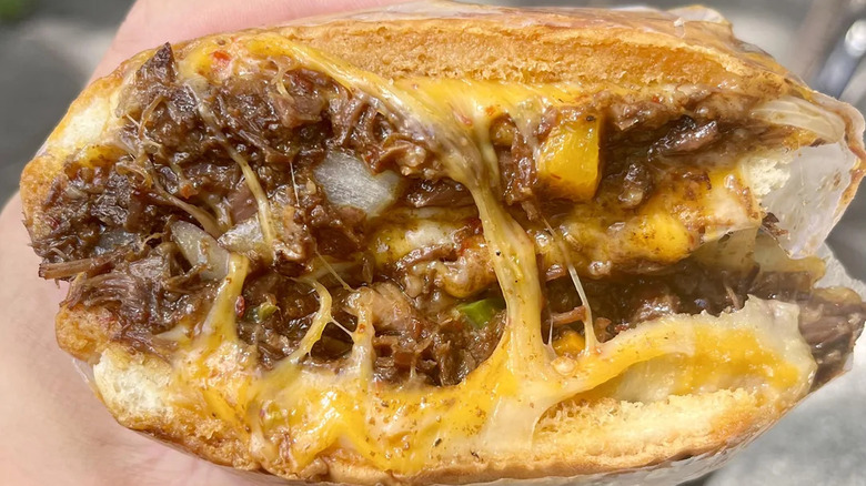 Notable Oxtail Philly Cheesesteak on Coco Bread