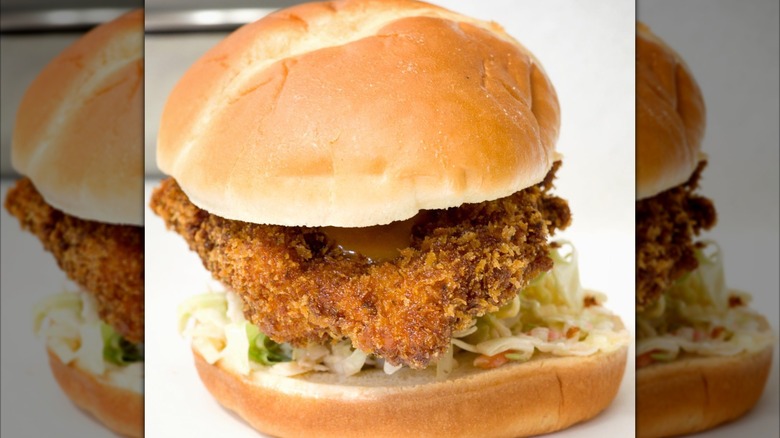 Hot Sauce and Panko Chicken Sandwich