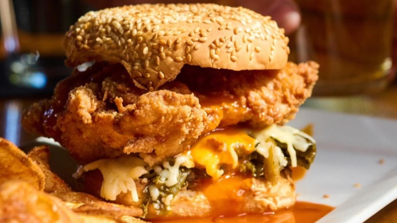 Toups' Meatery Buttermilk Fried Chicken Sandwich