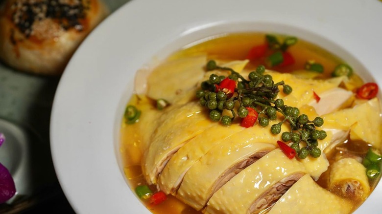 Fresh Chicken with Green Peppercorn dish from 62 Secret kitchen.
