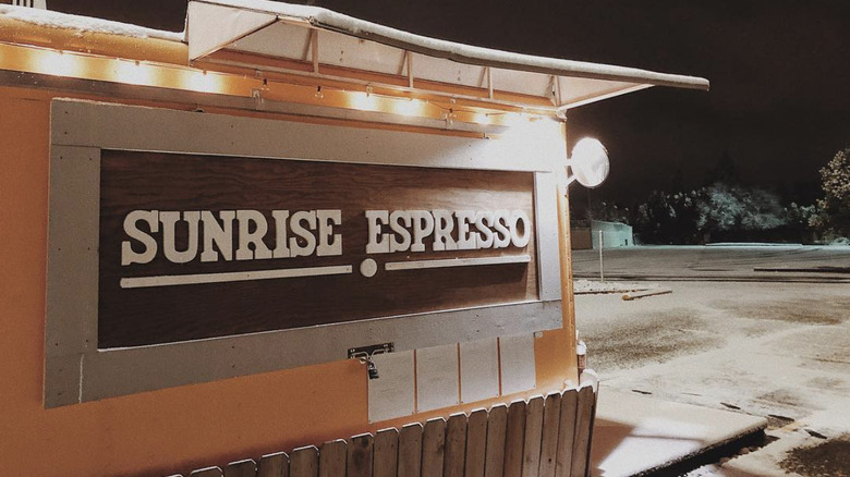 Sunrise Espresso coffee stand in Oregon