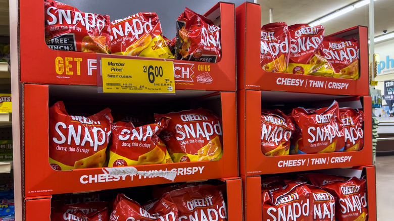 Cheez-It Snap'd bags various flavors