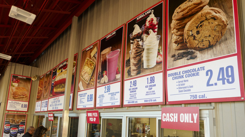 costco food court menu