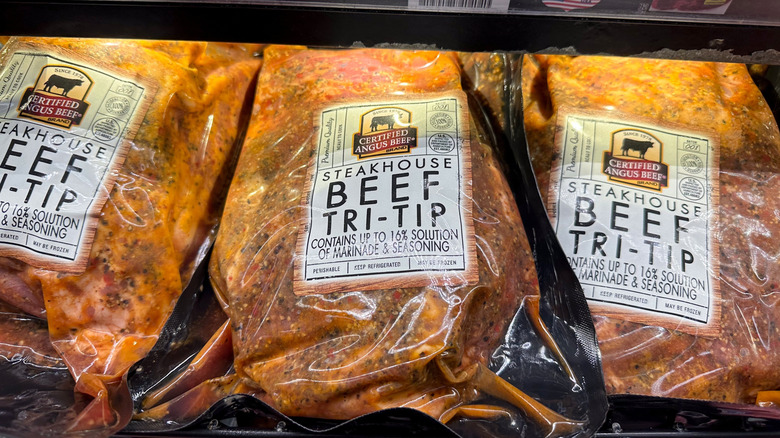 Costco tri-tip on display