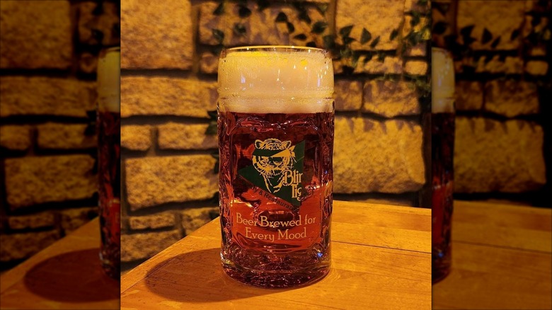 Filled beer mug
