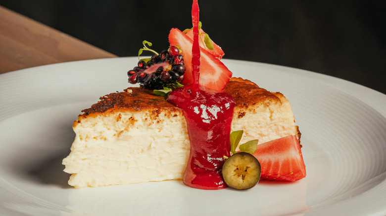 Burnt Basque cheesecake at Artisan Beach House in Miami