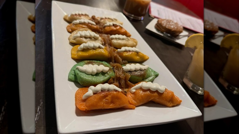 Various multi-colored Pierogi from Pierogi Mountain