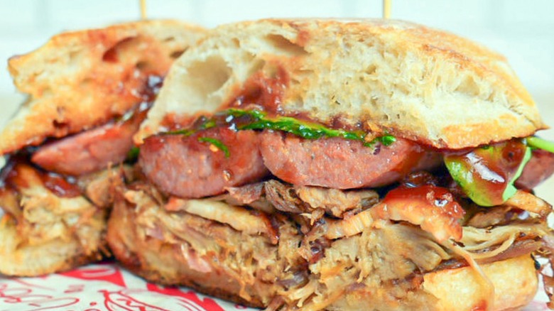 The Porcules sandwich from Look's Marketplace