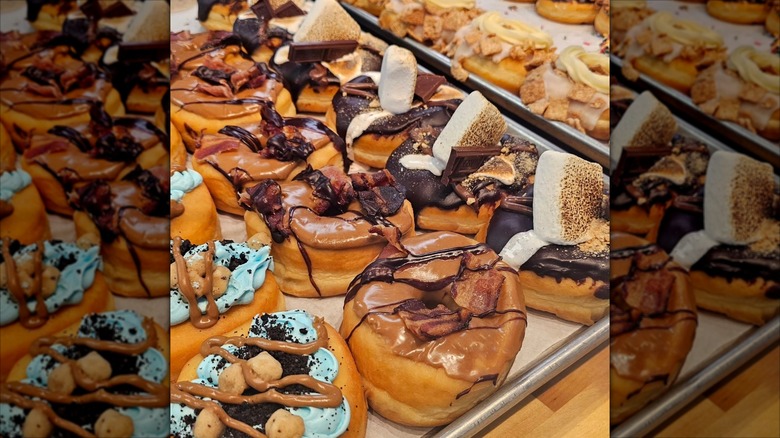 Row of donuts