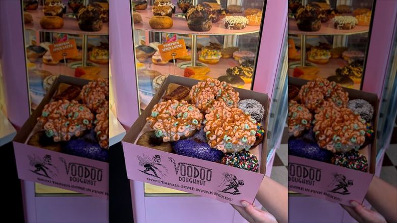Cereal topped donuts