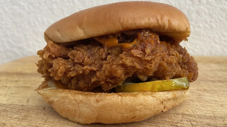 Popeyes x Hot Ones Smokin' Rojo Sandwich