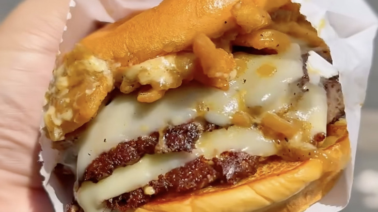 Shake Shack French Onion Soup Burger
