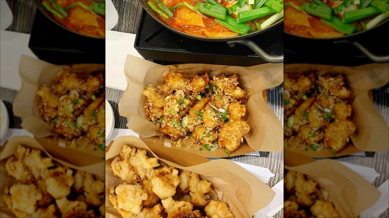 Chick Queen fried chicken in takeaway containers