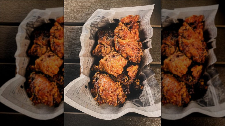 Friday's Korean fried chicken Galbi