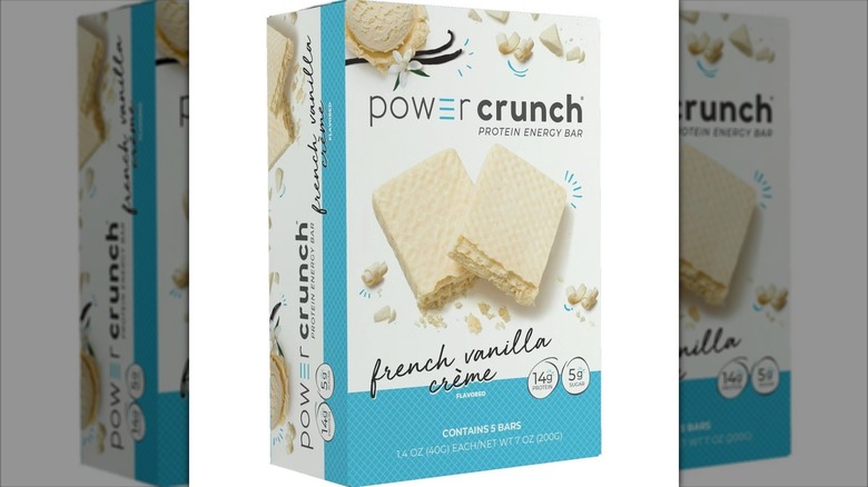 Box of French Vanilla Creme Power Crunch Protein Energy Bars