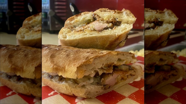 Terri Lynn's BBQ & Deli Hot Chick chicken sandwich