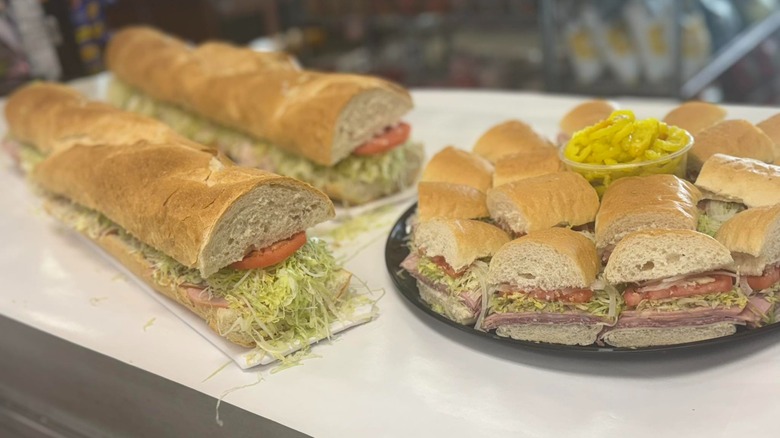 Sub sandwiches from Original Gonella's