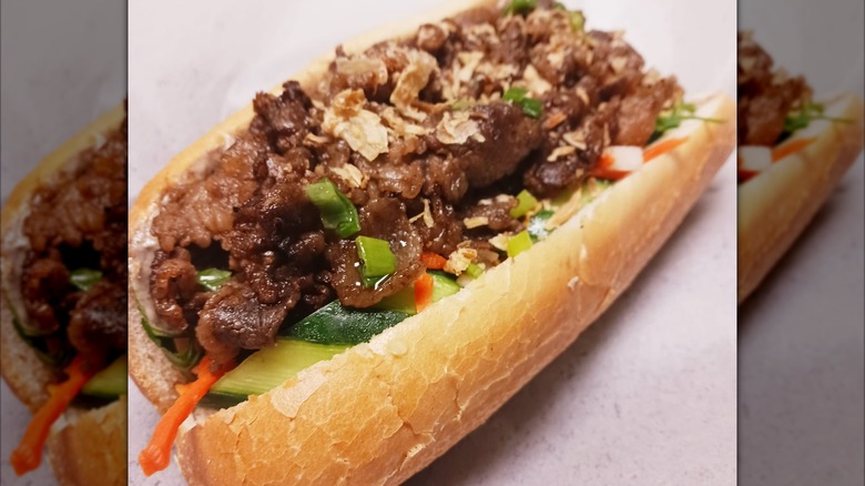 Shoyu Beef sandwich from Urban Chops