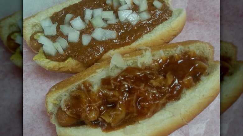 hot dogs at Tony's in Birmingham