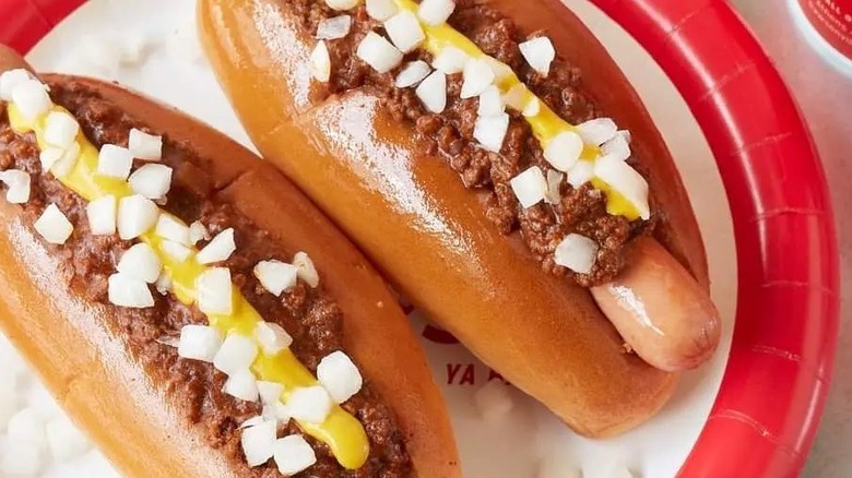 chili dogs from The Varsity