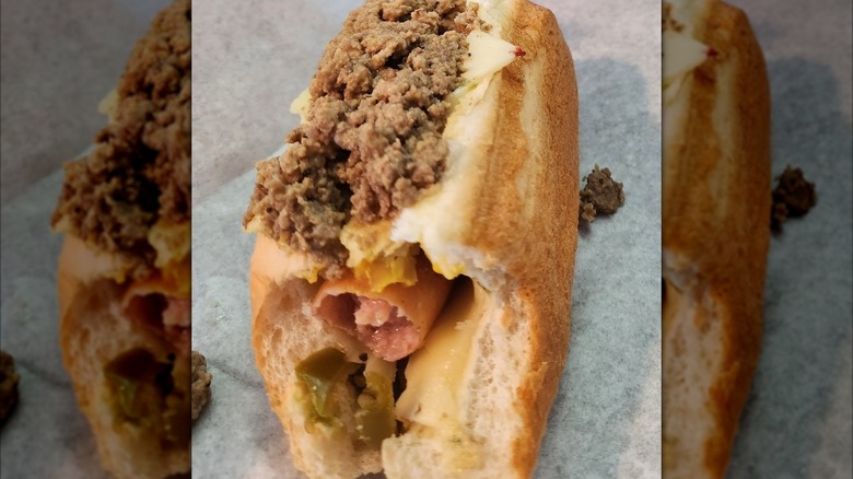 Bob's hot dog at Bob's Drive Inn