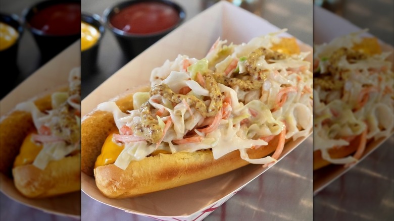 slaw dog from Jack's Cosmic Dogs in South Carolina