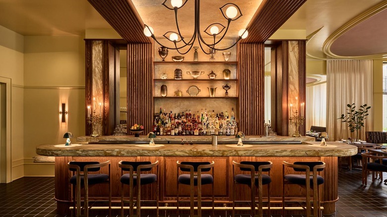 Bar inside Perseid at Hotel Saint Augustine