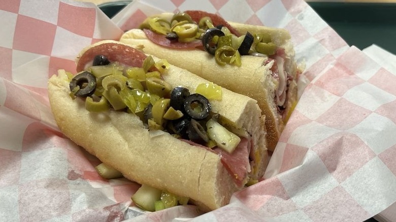 The Richman's po-boy (poor boy sub) from Ranelli's