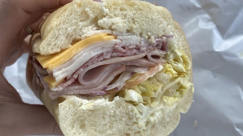 An Italian Sub from Sara's Too in Anchorage AK