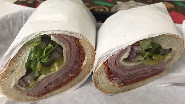 Italian sub from Woods Family Sandwiches in Henderson