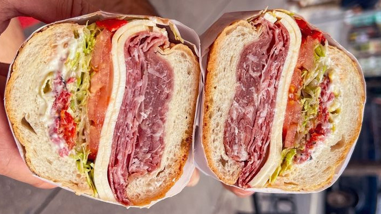 The packed Italian hero from Faicco's