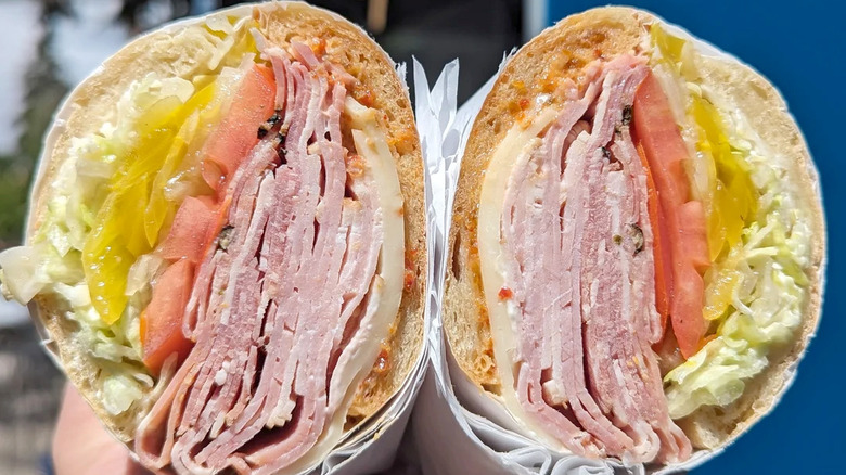 Italian grinder from Olympia Provisions in Portland